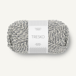 TRESKO - GRÅ/ HVIT (1022)