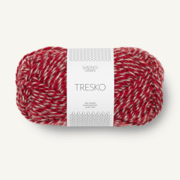 TRESKO - RØD/ GRÅ (4228)