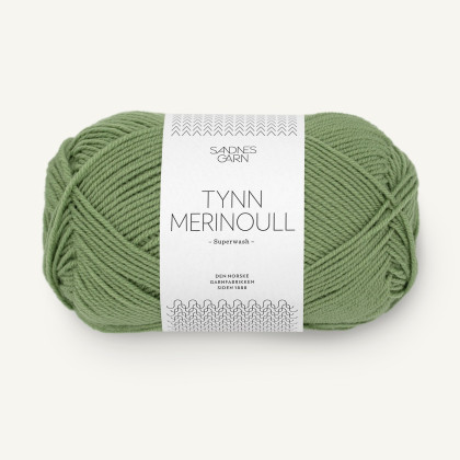 TYNN MERINOULL - GRØNN (8543)