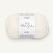 TYNN MERINOULL - HVIT (1001)