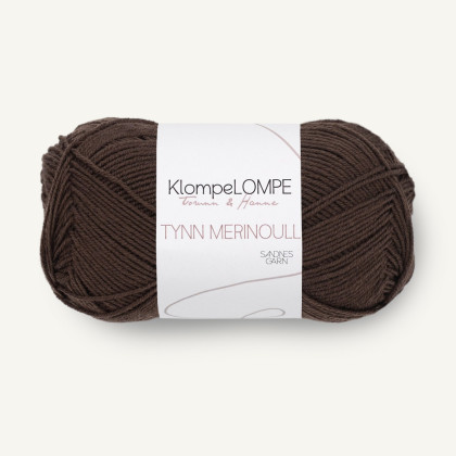 TYNN MERINOULL KlompeLOMPE - MØRK BRUN (3081)