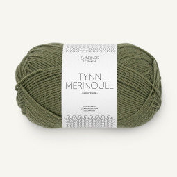 TYNN MERINOULL - OLIVENGRØNN (9062)