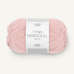 TYNN MERINOULL - PUDDER ROSA (3511)