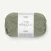 TYNN MERINOULL - STØVET LYS GRØNN (8521)