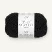 TYNN MERINOULL - SVART (1099)