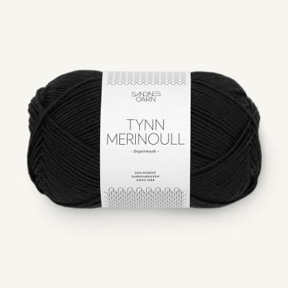 TYNN MERINOULL - SVART (1099)