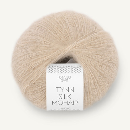 TYNN SILK MOHAIR - BEIGEMELERT (2650)