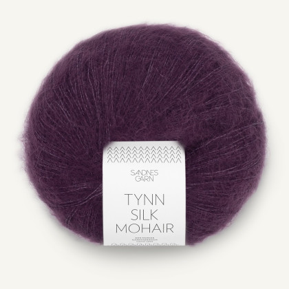 TYNN SILK MOHAIR - BJØRNEBÆRSAFT (4672)