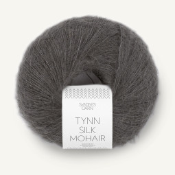 TYNN SILK MOHAIR - BRISTOL BLACK (3800)