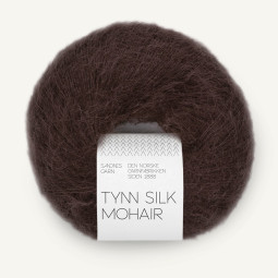 TYNN SILK MOHAIR - CHOCOLATE PLUM (3591)
