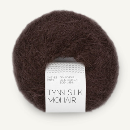 TYNN SILK MOHAIR - CHOCOLATE PLUM (3591)