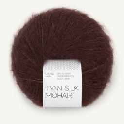 TYNN SILK MOHAIR - DARK FUDGE (4381)
