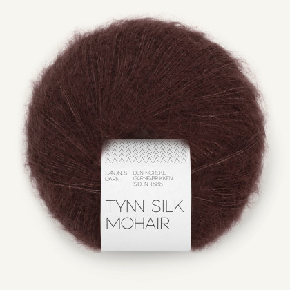 TYNN SILK MOHAIR - DARK FUDGE (4381)