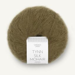 TYNN SILK MOHAIR - DARK OLIVE (9873)