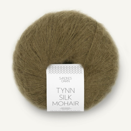 TYNN SILK MOHAIR - DARK OLIVE (9873)
