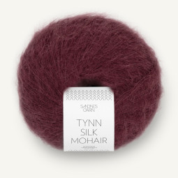 TYNN SILK MOHAIR - DEEP BURGUNDY (4372)