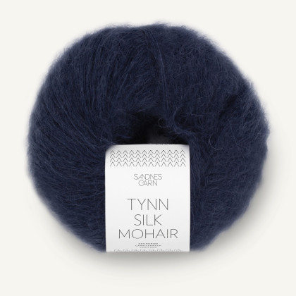 TYNN SILK MOHAIR - DYP MARINE (5581)