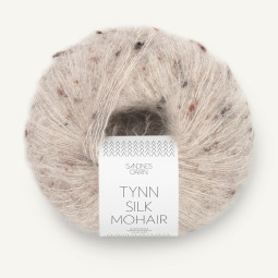 TYNN SILK MOHAIR - GREIGE TWEED (2600)