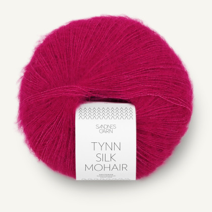 TYNN SILK MOHAIR - JAZZY PINK (4600)