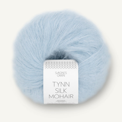 TYNN SILK MOHAIR - LYS BLÅ (6012)