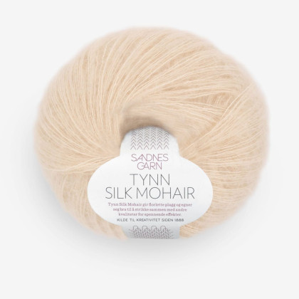 TYNN SILK MOHAIR - MANDEL (2511)