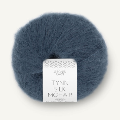 TYNN SILK MOHAIR - MIDNATTSBLÅ (6081)