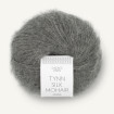 TYNN SILK MOHAIR - MØRK GRÅMELERT (1053)