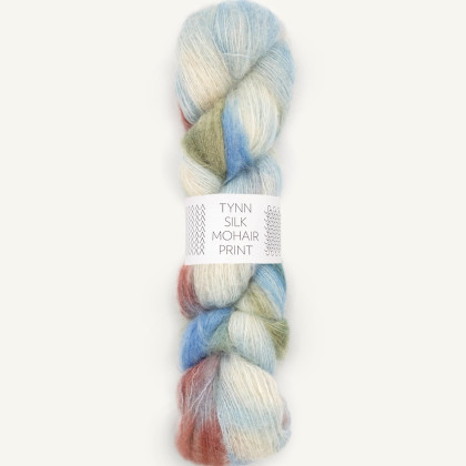 TYNN SILK MOHAIR PRINT - DESERT DAWN (6085)