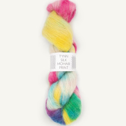 TYNN SILK MOHAIR PRINT - TUTTI FRUTTI (4665)