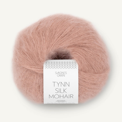 TYNN SILK MOHAIR - PUDDER ROSA (3511)