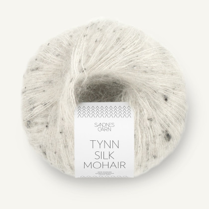 TYNN SILK MOHAIR - SALT'N PEPPER TWEED (1199)
