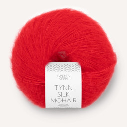 TYNN SILK MOHAIR - SCARLET RED (4018)