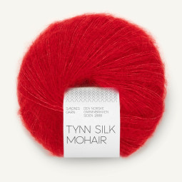 TYNN SILK MOHAIR - TRUE RED (4219)