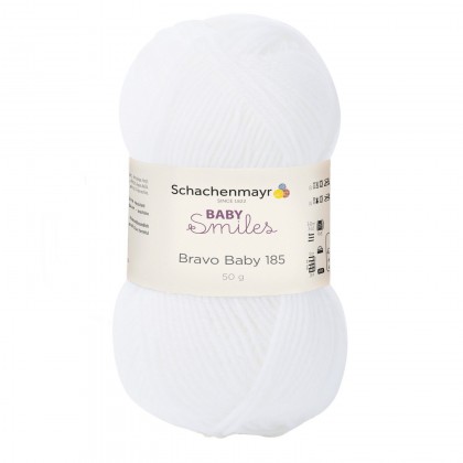 BRAVO BABY 185 - Baby Smiles - WEISS (01001)