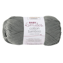 COTTON BAMBOO - Baby Smiles - ANTHRAZIT (01098)