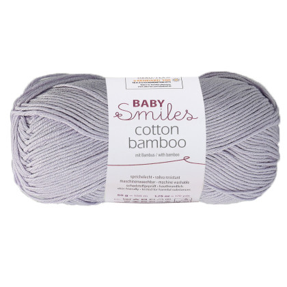 COTTON BAMBOO - Baby Smiles - FLIEDER (01040)