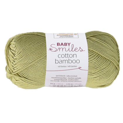 COTTON BAMBOO - Baby Smiles - GRASHÜPFER (01075)