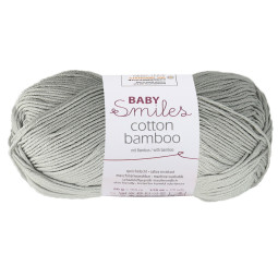 COTTON BAMBOO - Baby Smiles - GRAU (01090)