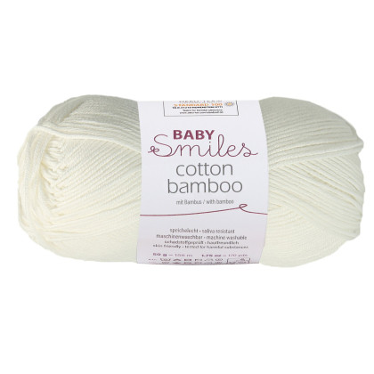 COTTON BAMBOO - Baby Smiles - NATUR (01002)