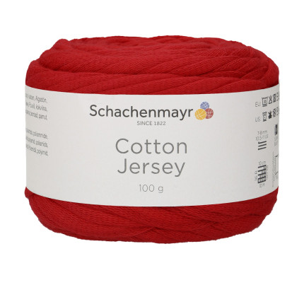 COTTON JERSEY - ROT (00030)