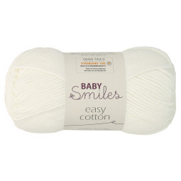 EASY COTTON - Baby Smiles - WEISS (01001)