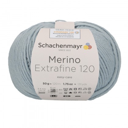 MERINO EXTRAFINE 120 - EISBLAU (01152)