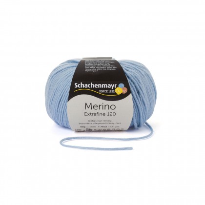 MERINO EXTRAFINE 120 - HELLBLAU (00152)