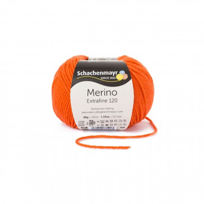MERINO EXTRAFINE 120 - ORANGE (00125)