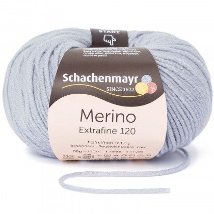 MERINO EXTRAFINE 120 - SILBERBLAU (10192)
