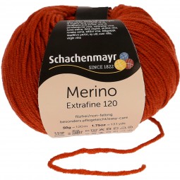 MERINO EXTRAFINE 120 - ZIEGEL (00115)