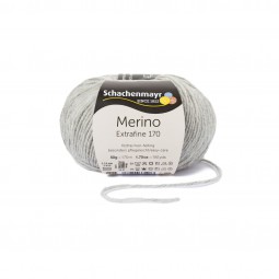 MERINO EXTRAFINE 170 - HELLGRAU MELIERT (00090)