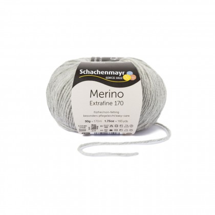 MERINO EXTRAFINE 170 - HELLGRAU MELIERT (00090)