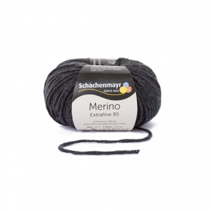 MERINO EXTRAFINE 85 - ANTHRAZIT MELIERT (00298)