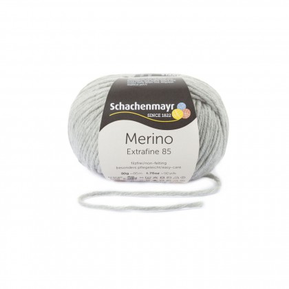 MERINO EXTRAFINE 85 - HELLGRAU MELIERT (00290)